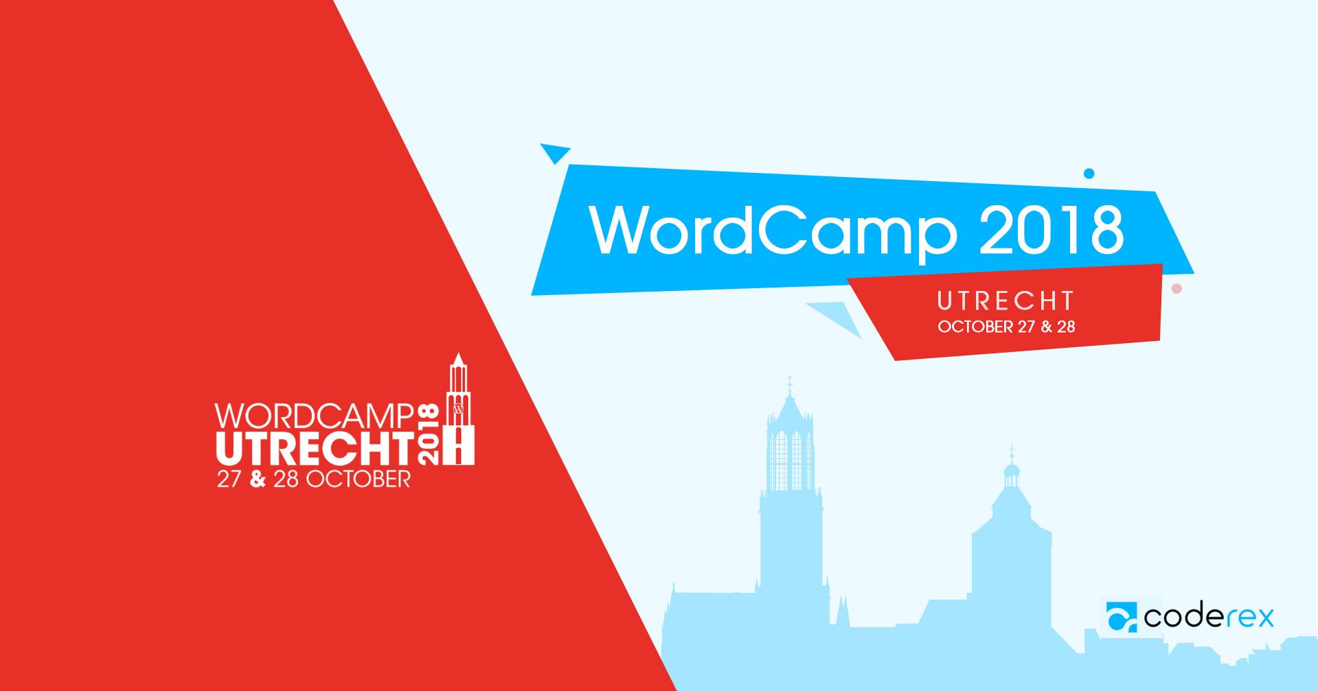 WordCamp Utrecht 2018 — CodeRex is Silver Sponsor